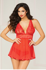 Seven Till Midnight STM10672 - 2-Piece Babydoll Set Wonderous