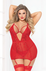 Seven Till Midnight STM10916 - 2-Piece Chemise Set Love Affair
