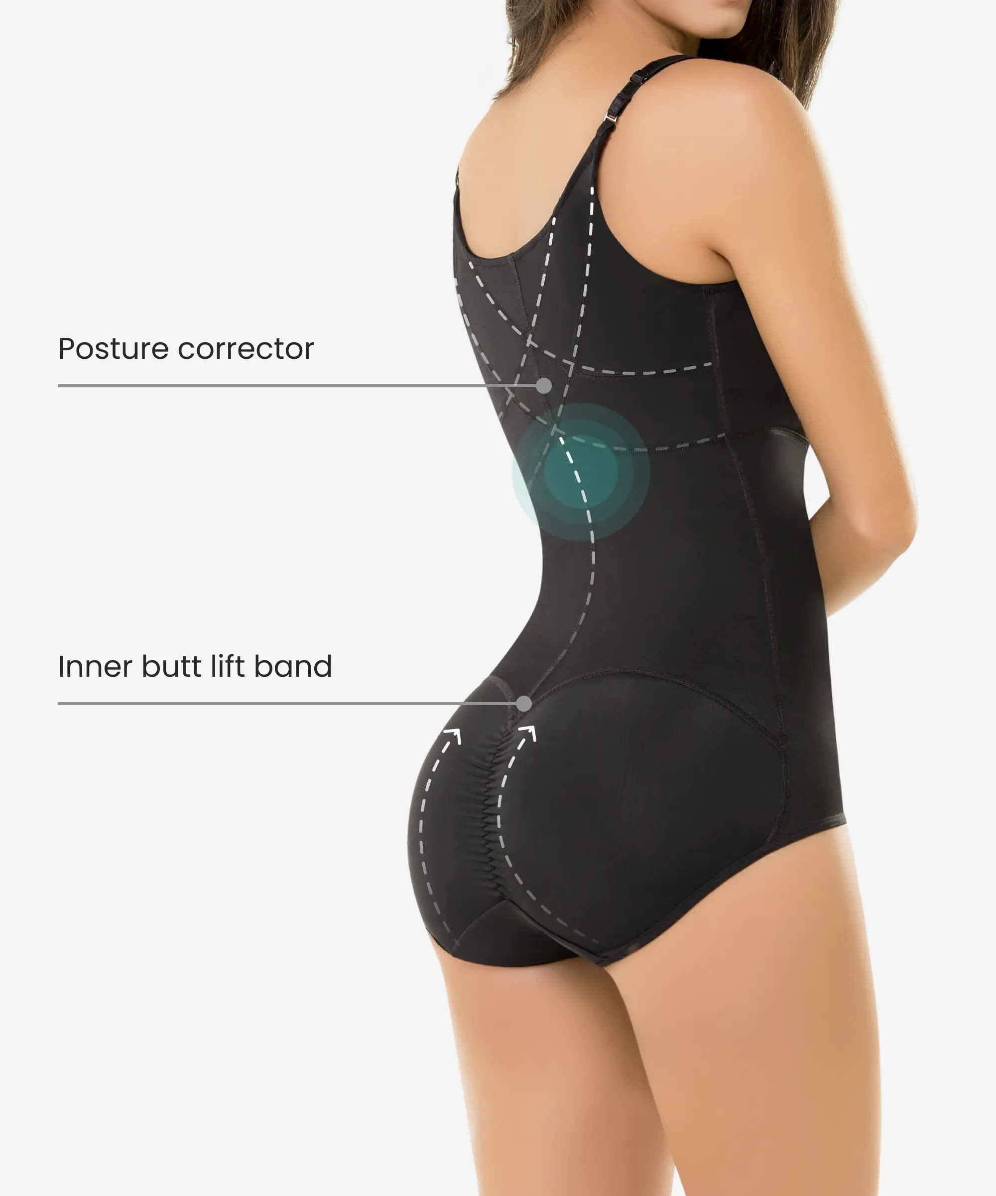 Ultra Flex firm abdomen control body shaper - Style 605