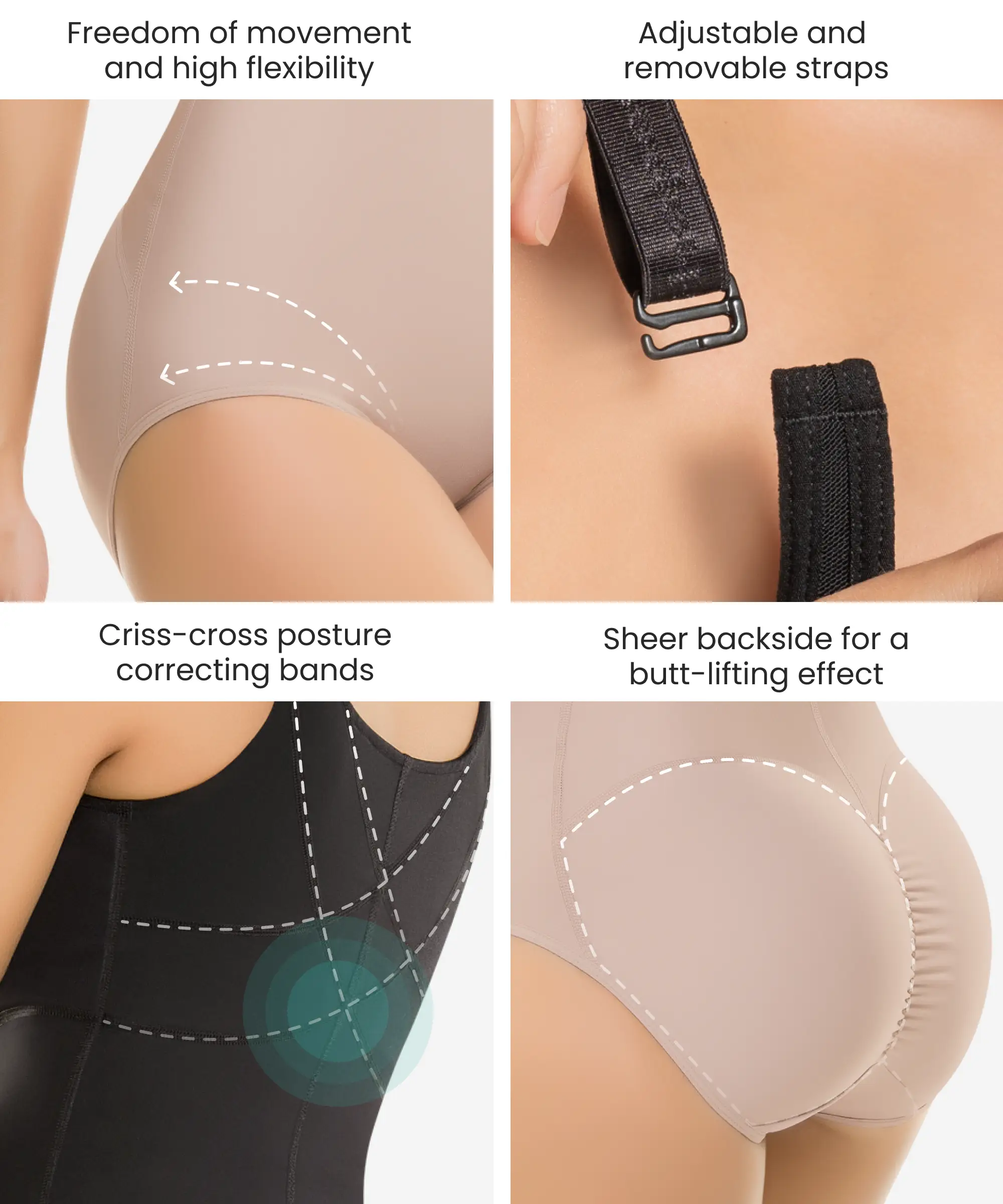 Ultra Flex firm abdomen control body shaper - Style 605