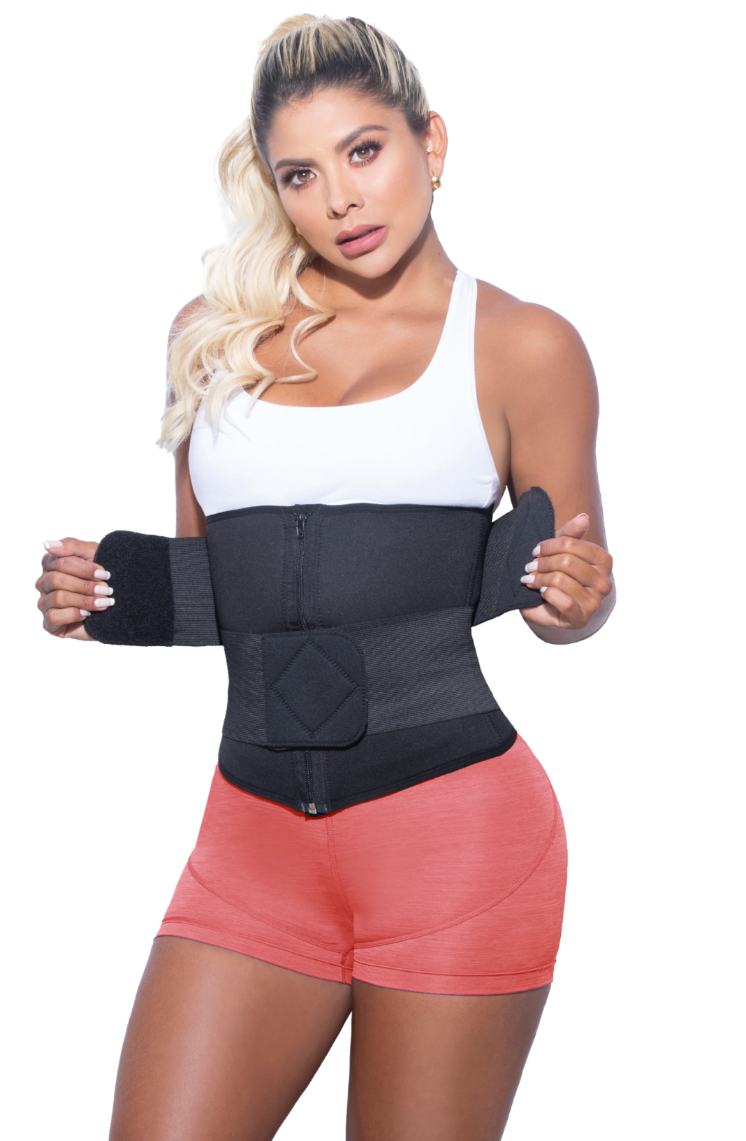 Colombian Tropics -  Neoprene Two Belt Waist Trainer